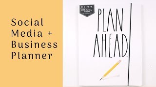 Social Media  Business Planner  Rae Dunn Monthly [upl. by Asalocin]