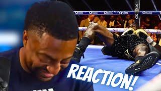 REACTION BIG KO Wilder SLEPT by Zhang [upl. by Vitek924]