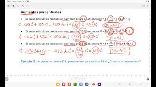 PORCENTAJES 2ª PARTE 2 ESO [upl. by Notsob]