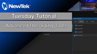 Advanced Recording Tools in TriCaster [upl. by Black226]