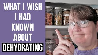 7 BEGINNER TIPS FOR FOOD DEHYDRATING  What I Wish I Knew Before I Started Dehydrating [upl. by Eeclehc]