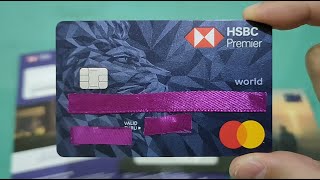 Unboxing HSBC Premier Mastercard World [upl. by Emirak]