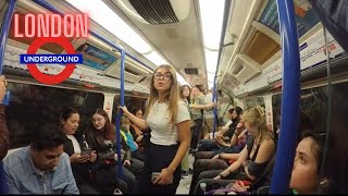 A view inside a London Tube train  London travel  London Life  London Underground [upl. by Hailahk]