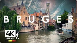 Walking in Bruges Brugge The Most Romantic City in Belgium 4K [upl. by Ysteb]