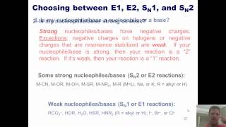 Chapter 9 – Elimination Reactions Part 3 of 5 [upl. by Esiuole]