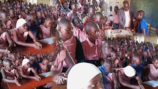 kamaiba primary school pupils ready for PLE after receiving mathematical sets [upl. by Anahcra]