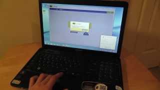 Toshiba Satellite C655 Laptop Review 250 GB Intel Celeron Windows 7 [upl. by Ateekahs]