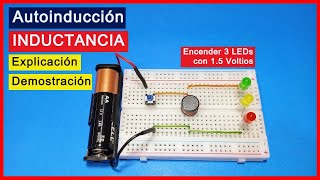 Explicación y Demostración de la INDUCTANCIA en DC para PRINCIPIANTES [upl. by Ailegnave890]