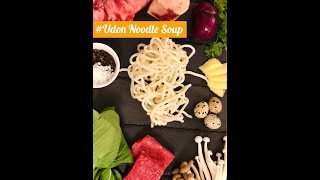 How to Cook Japanese Udon Noodle Soup  udon ramen japanfood [upl. by Meek]