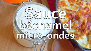 Sauce béchamel microondes  Viens manger Trucs et recettes rusés [upl. by Hullda]