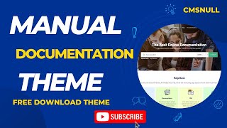 Manual – Documentation Knowledge Base amp Education WordPress Theme free [upl. by Aiuqes]