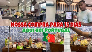 OQUE CONSEGUIMOS TRAZER DO MERCADO COM UM POUCO MAIS DE 200€ 🇵🇹 portugal [upl. by Ahsotal]