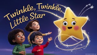 quotTwinkle Twinkle Little Star  A 3D Animated Nursery Rhymequot [upl. by Urbai125]