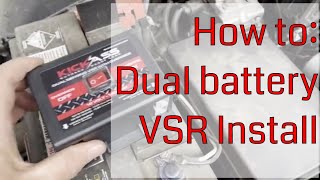 Kickass dual battery VSR kit install in LDV T60 [upl. by Atselec633]