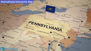 Where is Pennsylvania in the US and and Cities Map of Pennsylvania [upl. by Nirrok]