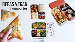 UNE SEMAINE DE REPAS À EMPORTER  Lunch Box  Vegan [upl. by Dubois]