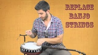 How To Replace Banjo Strings NOT [upl. by Bobseine782]