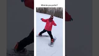 Are you a Skier or a Snowboarder ski skiing snowboarding snowboard wintersports snow fyp [upl. by Drawe]