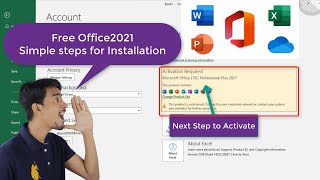 Free Download and Install Original Office 2021 from Microsoft windows10 msoffice [upl. by Garson]