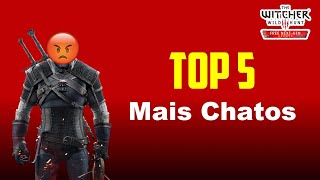 TOP 5 PERSONAGENS MAIS CHATOS DE THE WITCHER 3 [upl. by Noraha]