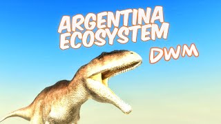 NEW ARGENTINA ECOSYSTEM MODE Dinosaur World Mobile Roblox [upl. by Roby]