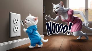 Kitten’s Play Leads to Trouble cat ai cute kitten catvideos aiimages aicat catlover [upl. by Addiego3]