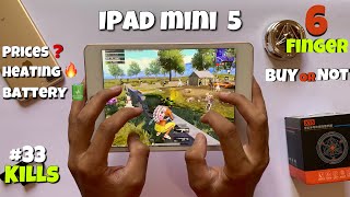 OMG 🤯 PUBG MOBILE 6 FINGER GAMEPLAY  IPAD MINI 5 PUBG TEST 2024  IPAD MINI 5 BGMI TEST HANDCAM [upl. by Owiat]