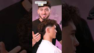 How to cut the modern mullet barbershop fadecutting hairstyle barber skinfadetutorial haircut [upl. by Hurd]