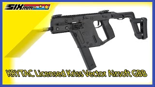 KRYTAC Licensed Kriss Vector Airsoft GBB SMG RifleNew GBB SystemBLK [upl. by Lisette710]