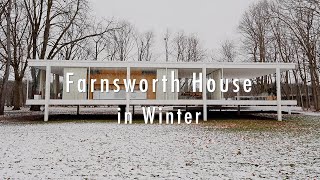 Farnsworth House  Walkthrough Tour in Winter [upl. by Siri427]