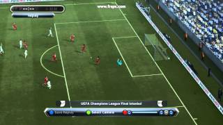 Benzema Curve Shot Goal  PES2013 [upl. by Yllom50]