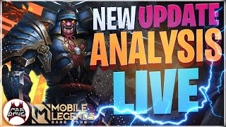 🔴Full Update Test😎1 Hanzo US🥳Click Now😎mlbb nact 🥳Mobile Legends LIVE [upl. by Esyla]