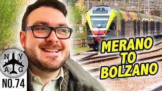 Bolzano Italy Part 1Merano to Bolzano by Train  My life in Italy [upl. by Hnad]