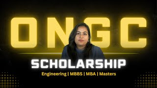 ONGC Scholarship 2023  ₹48000  Engineering  MBBS [upl. by Ayoj]