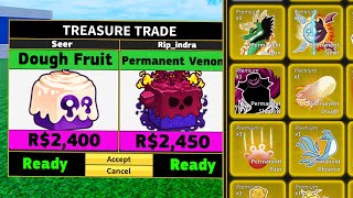 Trading PERMANENT Fruits For 300 Hours Blox Fruits [upl. by Sheline]