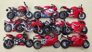 Motorcycles 112 Scale Ducati Models Motorcycles Streetfighter Panigale Desmosedici Monster 103 [upl. by Tobie]