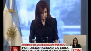 C5N  POLITICA Y SOCIEDAD  AUMENTO EN LA ASIGNACION POR HIJO [upl. by Aziza256]