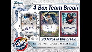 2024 Bowman STERLING 4 Box Team Break 5 eBay 102224 [upl. by Alorac568]