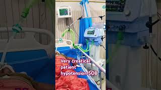 saritakumari09 very creatical patient hypotension SOB  ventilator ampinj NORAD support subscrb [upl. by Aztilem263]