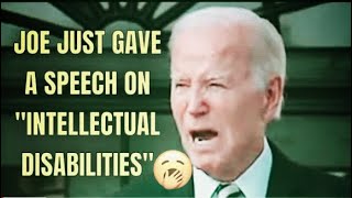 JOE just gave a SLURRING amp MUMBLING Disabilities Speech yesterday…🥱🥱🥱 [upl. by Wallack]