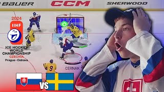 MS v hokeji 2024  Slovensko  Švédsko NHL 24 [upl. by Schaffel]