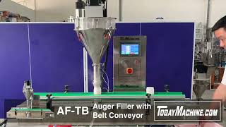 High Accuracy Desktop Table Top Auger Screw Filling Machine for Powder and Spices Compact Filler wit [upl. by Kidd]