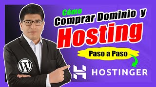 Cómo Comprar un Hosting y Dominio en Hostinger PASO A PASO [upl. by Damara74]