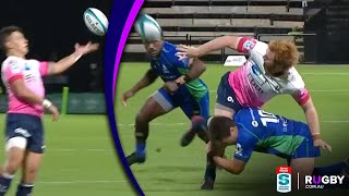 Melbourne Rebels outrageous passing to score best try of Round 3 [upl. by Tristas]