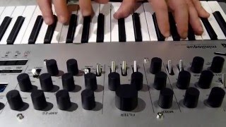 KORG Minilogue demo by Olivier Briand [upl. by Quent901]