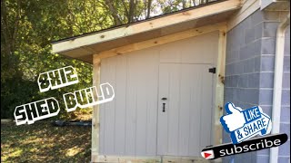 8’x12’ Shed Build [upl. by Nonaihr977]