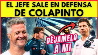 JAMES WOLVES JEFE DE FRANCO COLAPINTO SUPER ZASCA A LOS SCHUMACHER Y PRENSA ALEMANA [upl. by Nynahs]