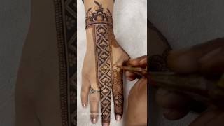 Bridal mehandi design henna repost mehandi youtube akmehandiart 2024 [upl. by Kotick319]