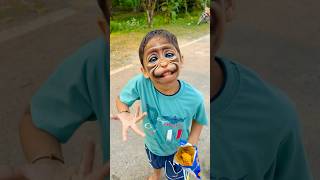 Hum Dono ￼monkey🐒Ban gaye 😅 funny youtubeshorts shorts comedy shortfeed trending [upl. by Livvyy]