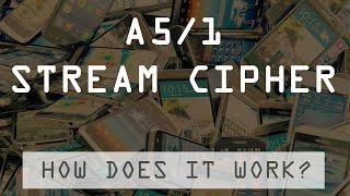 A51 STREAM CIPHER in GSM cellular networks  animation of how it works [upl. by Adnarrim]